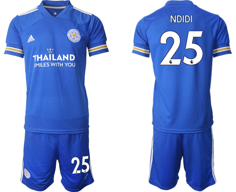 Men 2020-2021 club Leicester City home #25 blue Soccer Jerseys->leicester city jersey->Soccer Club Jersey